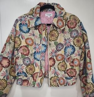 Colorful Floral Women's Jacket